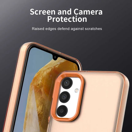 For Samsung Galaxy A05s 4G / M14 4G / F14 G4 Case PC+TPU+PET Matte Anti-Drop Phone Back Cover