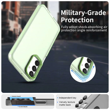 For Samsung Galaxy A05s 4G / M14 4G / F14 G4 Case PC+TPU+PET Matte Anti-Drop Phone Back Cover