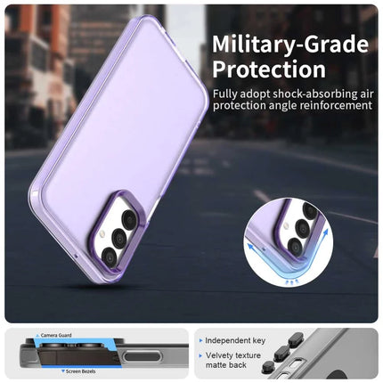 For Samsung Galaxy A05s 4G / M14 4G / F14 G4 Case PC+TPU+PET Matte Anti-Drop Phone Back Cover