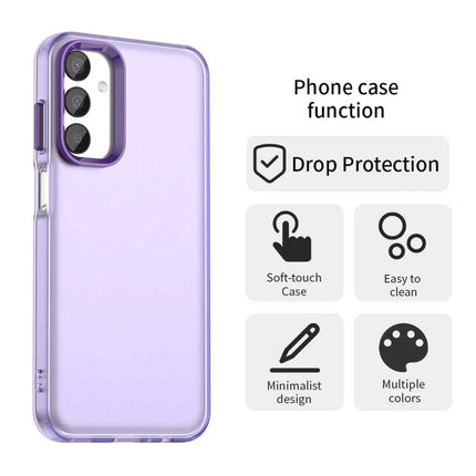 For Samsung Galaxy A05s 4G / M14 4G / F14 G4 Case PC+TPU+PET Matte Anti-Drop Phone Back Cover