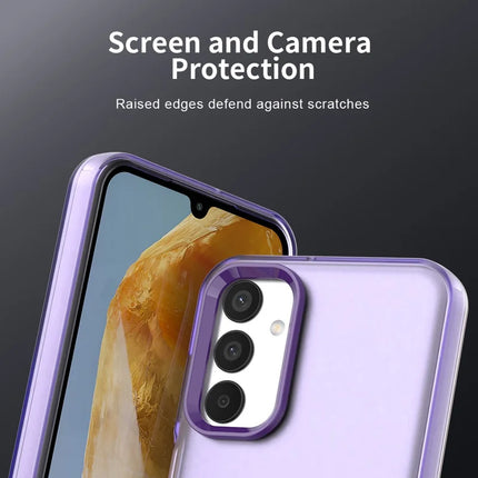 For Samsung Galaxy A05s 4G / M14 4G / F14 G4 Case PC+TPU+PET Matte Anti-Drop Phone Back Cover