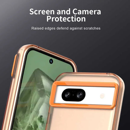 For Google Pixel 8a Case PC+TPU+PET Matte Anti-Drop Phone Back Cover