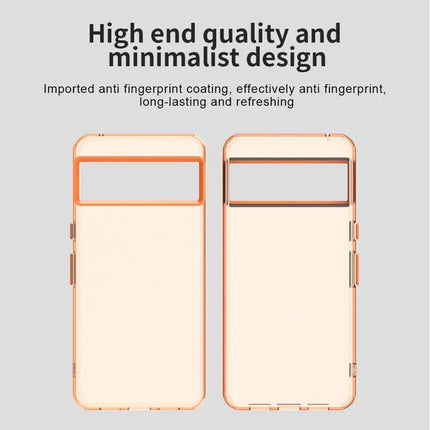 For Google Pixel 8a Case PC+TPU+PET Matte Anti-Drop Phone Back Cover