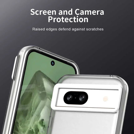 For Google Pixel 8a Case PC+TPU+PET Matte Anti-Drop Phone Back Cover
