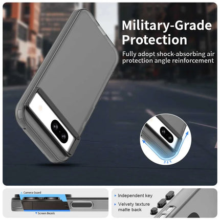 For Google Pixel 8a Case PC+TPU+PET Matte Anti-Drop Phone Back Cover