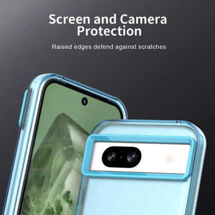 For Google Pixel 8a Case PC+TPU+PET Matte Anti-Drop Phone Back Cover