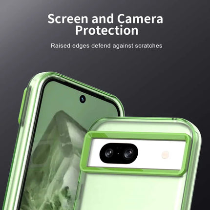 For Google Pixel 8a Case PC+TPU+PET Matte Anti-Drop Phone Back Cover