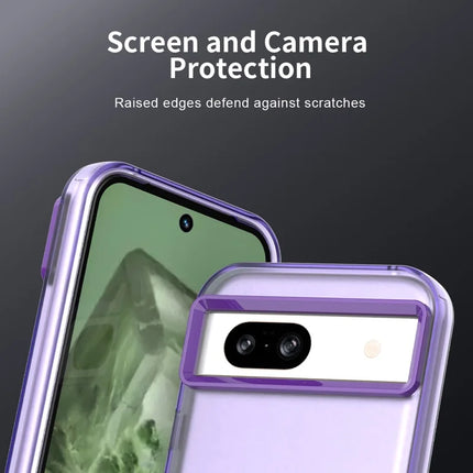 For Google Pixel 8a Case PC+TPU+PET Matte Anti-Drop Phone Back Cover