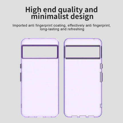 For Google Pixel 8a Case PC+TPU+PET Matte Anti-Drop Phone Back Cover