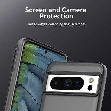 For Google Pixel 8 Pro Case PC+TPU+PET Matte Anti-Drop Phone Back Cover
