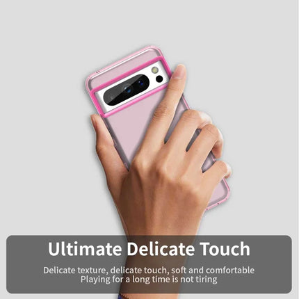 For Google Pixel 8 Pro Case PC+TPU+PET Matte Anti-Drop Phone Back Cover