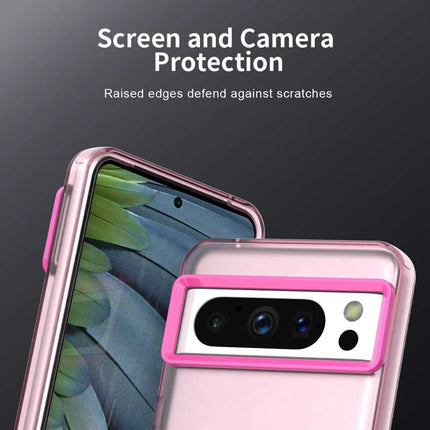 For Google Pixel 8 Pro Case PC+TPU+PET Matte Anti-Drop Phone Back Cover