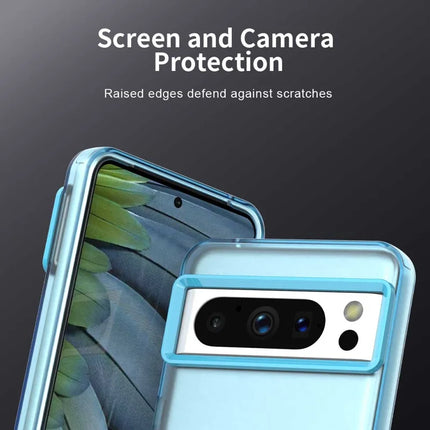 For Google Pixel 8 Pro Case PC+TPU+PET Matte Anti-Drop Phone Back Cover