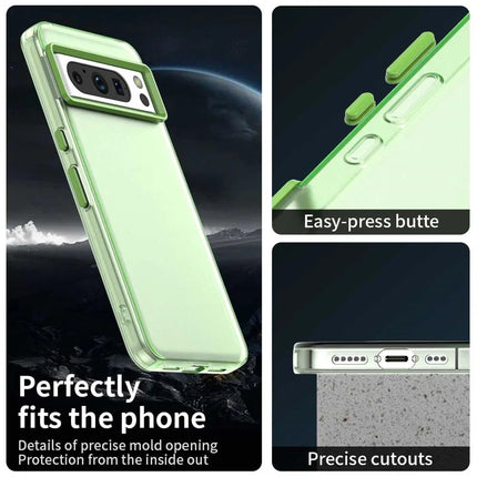 For Google Pixel 8 Pro Case PC+TPU+PET Matte Anti-Drop Phone Back Cover