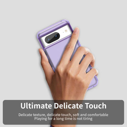 For Google Pixel 8 Case PC+TPU+PET Matte Anti-Drop Phone Back Cover