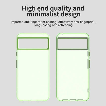 For Google Pixel 8 Case PC+TPU+PET Matte Anti-Drop Phone Back Cover