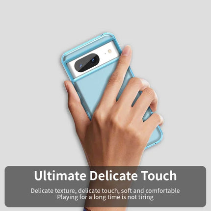 For Google Pixel 8 Case PC+TPU+PET Matte Anti-Drop Phone Back Cover