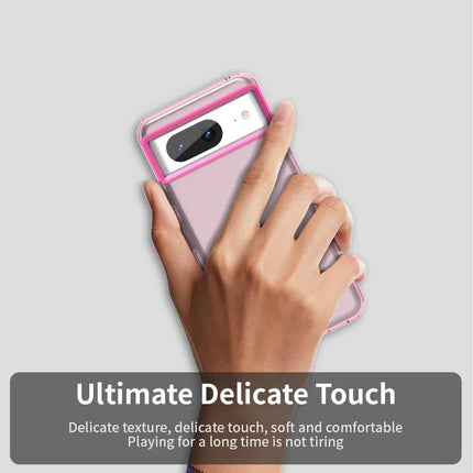 For Google Pixel 8 Case PC+TPU+PET Matte Anti-Drop Phone Back Cover