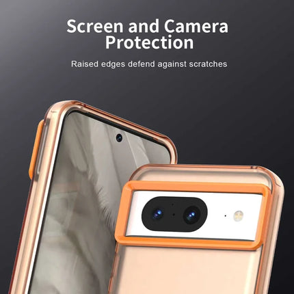 For Google Pixel 8 Case PC+TPU+PET Matte Anti-Drop Phone Back Cover