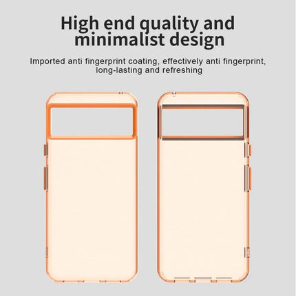 For Google Pixel 8 Case PC+TPU+PET Matte Anti-Drop Phone Back Cover