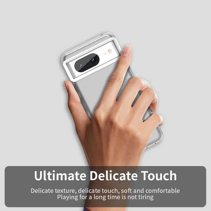 For Google Pixel 8 Case PC+TPU+PET Matte Anti-Drop Phone Back Cover