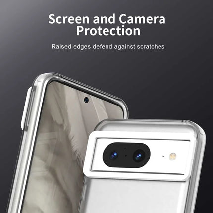 For Google Pixel 8 Case PC+TPU+PET Matte Anti-Drop Phone Back Cover
