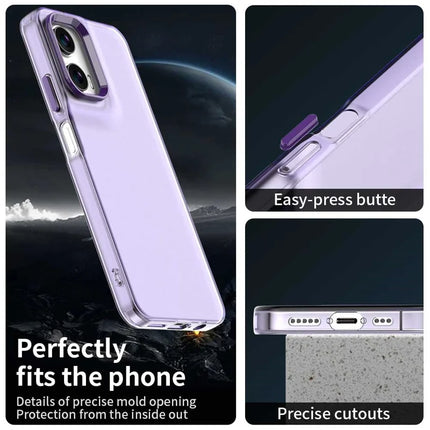 For Motorola Moto G35 5G Case PC+TPU+PET Matte Anti-Drop Phone Back Cover