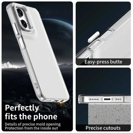 For Motorola Moto G35 5G Case PC+TPU+PET Matte Anti-Drop Phone Back Cover
