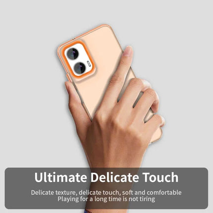 For Motorola Moto G35 5G Case PC+TPU+PET Matte Anti-Drop Phone Back Cover