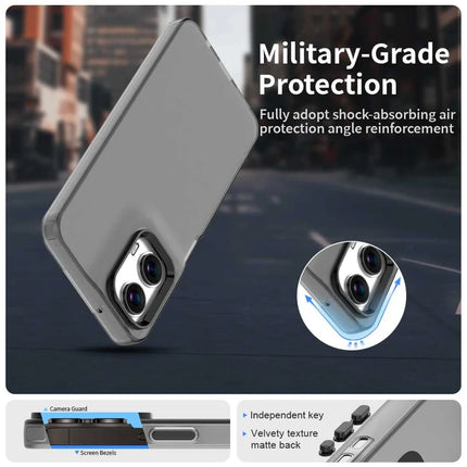 For Motorola Moto G35 5G Case PC+TPU+PET Matte Anti-Drop Phone Back Cover