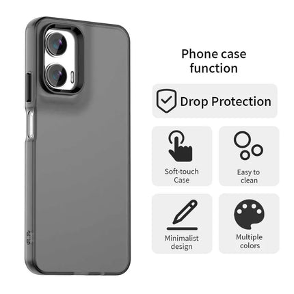 For Motorola Moto G35 5G Case PC+TPU+PET Matte Anti-Drop Phone Back Cover