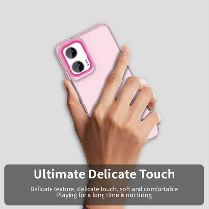 For Motorola Moto G35 5G Case PC+TPU+PET Matte Anti-Drop Phone Back Cover