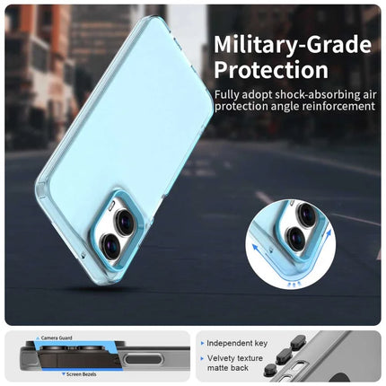 For Motorola Moto G35 5G Case PC+TPU+PET Matte Anti-Drop Phone Back Cover