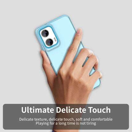 For Motorola Moto G35 5G Case PC+TPU+PET Matte Anti-Drop Phone Back Cover