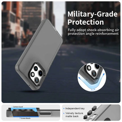 For Motorola Edge 50 Neo 5G / S50 5G Case PC+TPU+PET Matte Anti-Drop Phone Back Cover