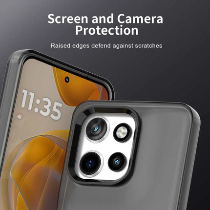 For Motorola Edge 50 Neo 5G / S50 5G Case PC+TPU+PET Matte Anti-Drop Phone Back Cover