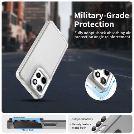 For Motorola Edge 50 Neo 5G / S50 5G Case PC+TPU+PET Matte Anti-Drop Phone Back Cover