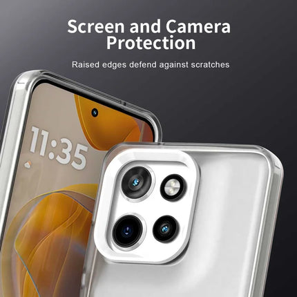 For Motorola Edge 50 Neo 5G / S50 5G Case PC+TPU+PET Matte Anti-Drop Phone Back Cover