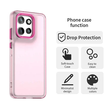 For Motorola Edge 50 Neo 5G / S50 5G Case PC+TPU+PET Matte Anti-Drop Phone Back Cover
