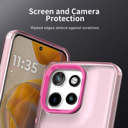 For Motorola Edge 50 Neo 5G / S50 5G Case PC+TPU+PET Matte Anti-Drop Phone Back Cover