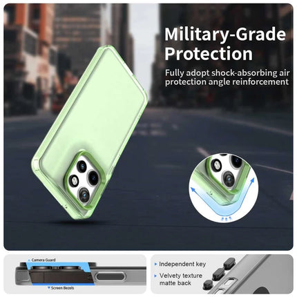 For Motorola Edge 50 Neo 5G / S50 5G Case PC+TPU+PET Matte Anti-Drop Phone Back Cover