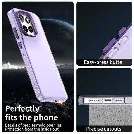 For Motorola Edge 50 Neo 5G / S50 5G Case PC+TPU+PET Matte Anti-Drop Phone Back Cover