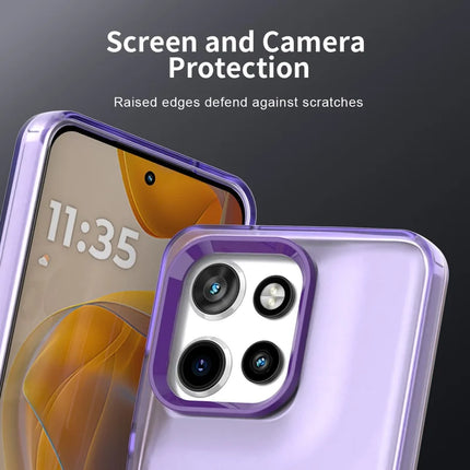 For Motorola Edge 50 Neo 5G / S50 5G Case PC+TPU+PET Matte Anti-Drop Phone Back Cover