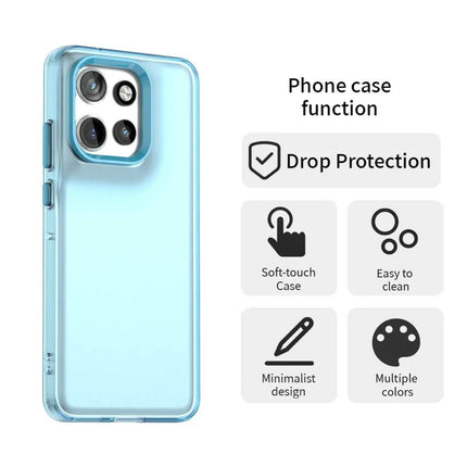 For Motorola Edge 50 Neo 5G / S50 5G Case PC+TPU+PET Matte Anti-Drop Phone Back Cover