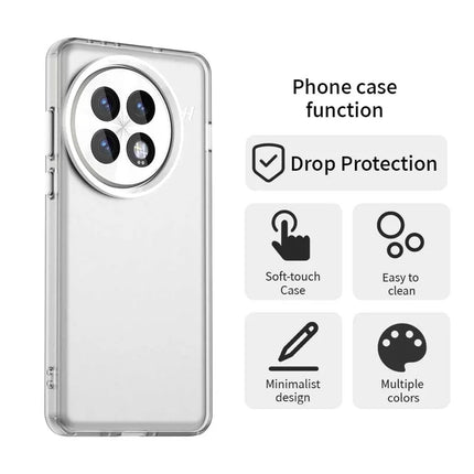 For OnePlus 13 Case PC+TPU+PET Matte Anti-Drop Phone Back Cover