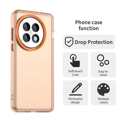 For OnePlus 13 Case PC+TPU+PET Matte Anti-Drop Phone Back Cover