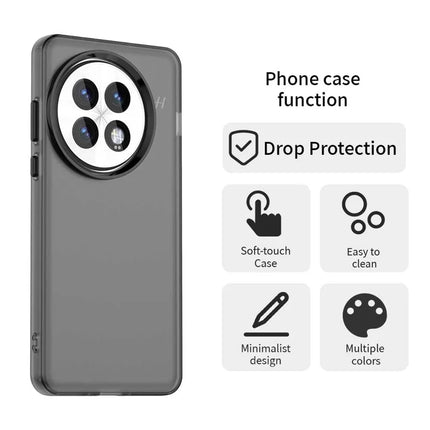 For OnePlus 13 Case PC+TPU+PET Matte Anti-Drop Phone Back Cover
