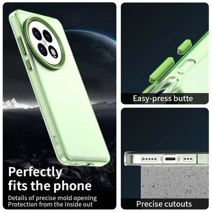 For OnePlus 13 Case PC+TPU+PET Matte Anti-Drop Phone Back Cover