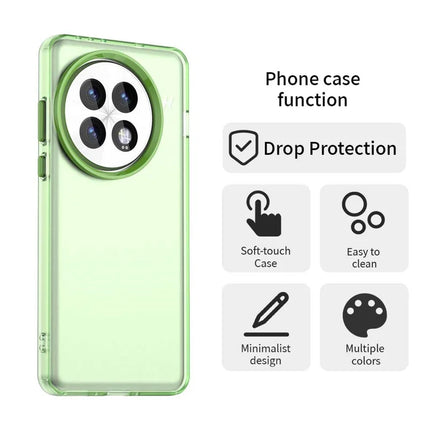 For OnePlus 13 Case PC+TPU+PET Matte Anti-Drop Phone Back Cover