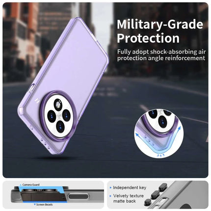 For OnePlus 13 Case PC+TPU+PET Matte Anti-Drop Phone Back Cover